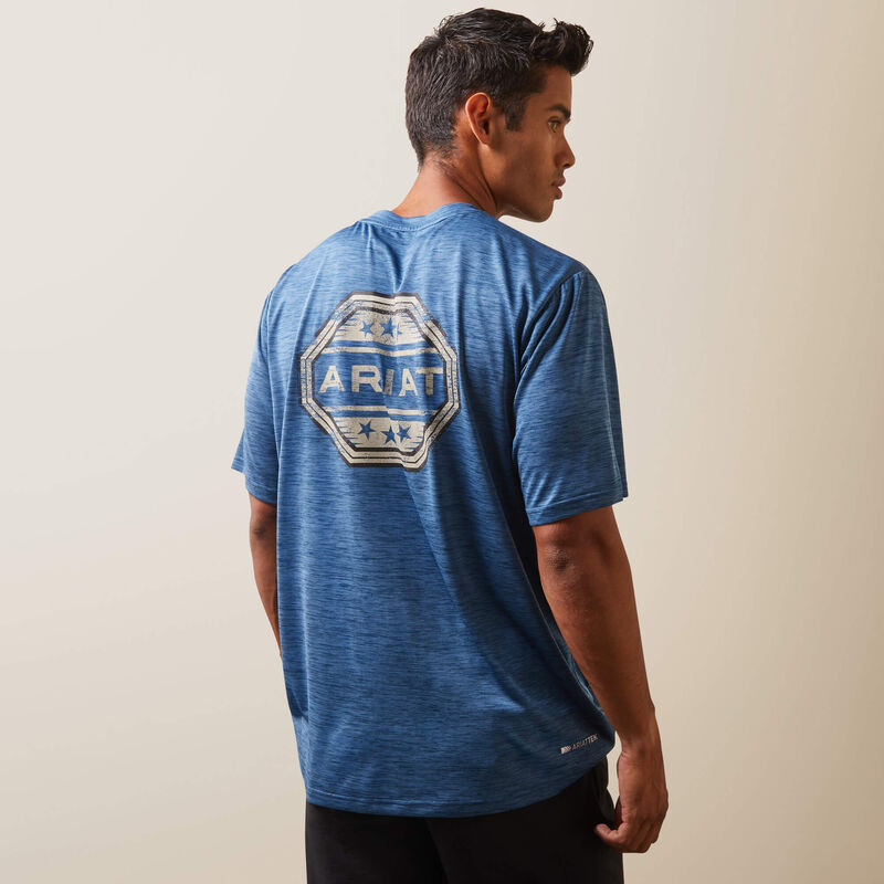 Ariat Men's Charger Stamp Sky Fall T-Shirt – Corral Western