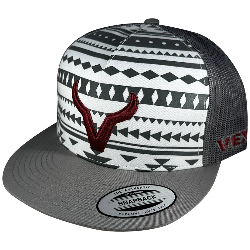 Vexil Men's Aztec/Grey Mesh Cap Corral Western Wear