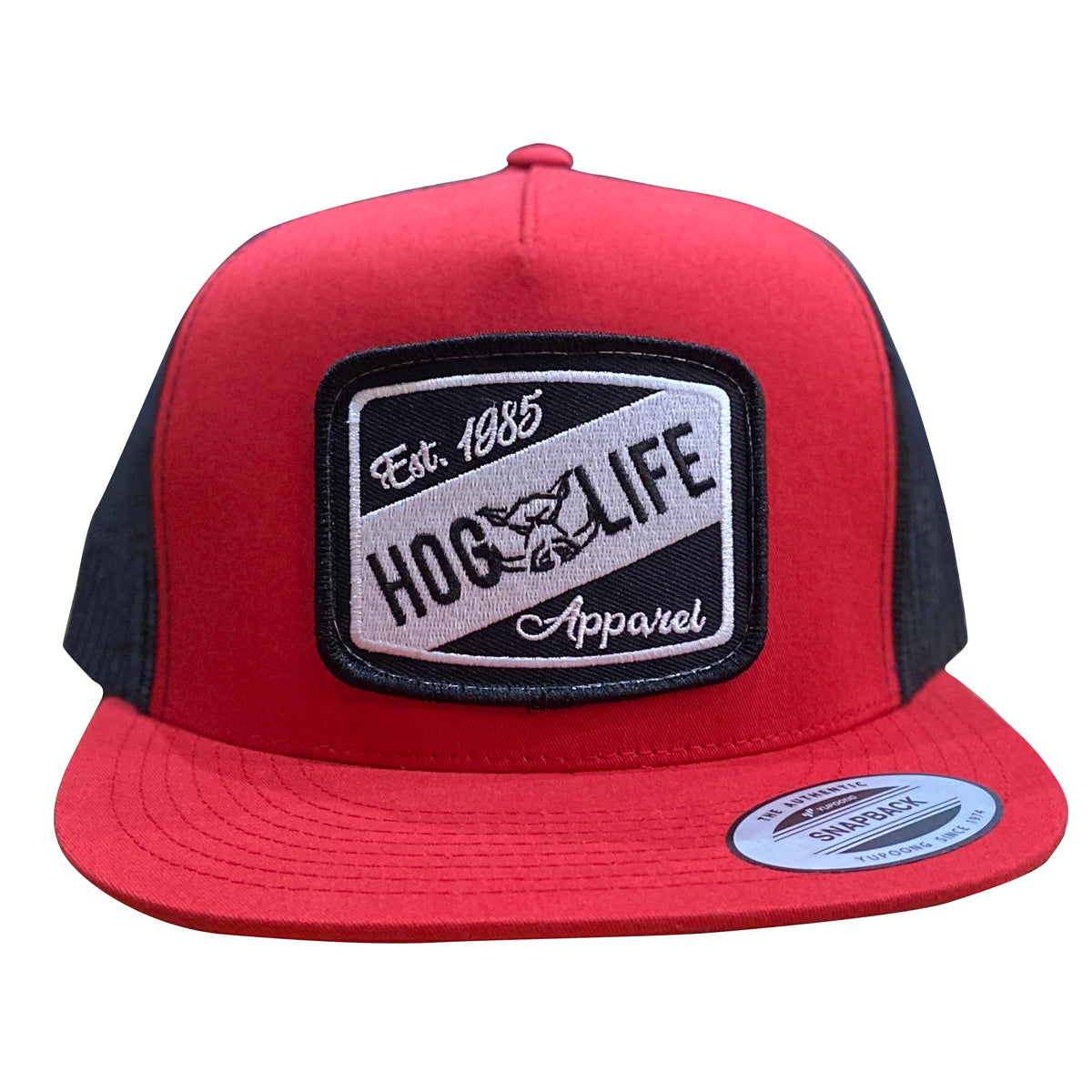 Hog Life Men's Varsity Red Cap Corral Western Wear
