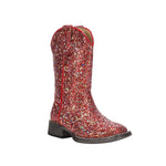 CLEARANCE Roper Toddler Girls Red Glitter Boots