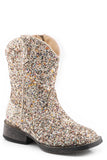 Roper Girls Little Kids Gold Glitter Boots