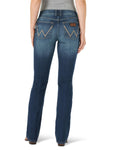 Wrangler Women's Retro Mae Vivianna Mid Rise Bootcut Jean