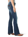 Wrangler Women's Retro Mae Vivianna Mid Rise Bootcut Jean