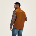 Ariat Men's Logo 2.0 Softshell Chestnut Vest