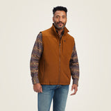 Ariat Men's Logo 2.0 Softshell Chestnut Vest