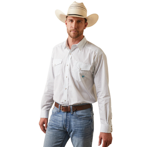 Ariat Men's Kaine Classic Fit Shirt White