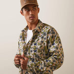 CLEARANCE Ariat Men's Hadkins Retro Oyster Grey Shirt