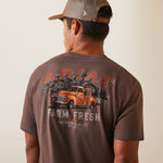 Ariat Men's Farm Truck Brown Heather T-Shirt