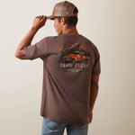 Ariat Men's Farm Truck Brown Heather T-Shirt