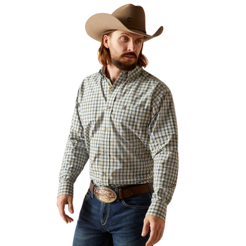 Ariat Men's Pro Series Blake Classic Fit Shirt White