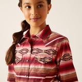 Ariat Girls Blushing Serape Print Shirt