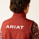 Ariat Youth New Team Softshell Fired Brick Vest