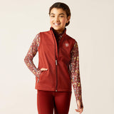 Ariat Youth New Team Softshell Fired Brick Vest