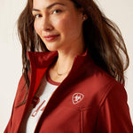 Ariat Women’s New Team Logo Fired Brick Softshell Jacket