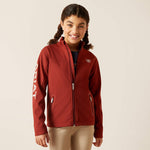 Ariat Youth New Team Softshell Fired Brick Jacket