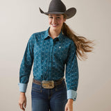 Ariat Women's Wrinkle Resistant Steer Head Print Shirt