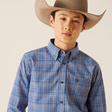 Ariat Boy's Pro Pitt True Blue Shirt