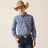 Ariat Boy's Pro Pitt True Blue Shirt