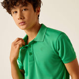Ariat Boy's Tek Fern Green Polo