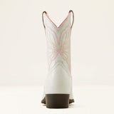 Ariat Girls Butterfly Distressed Ivory Boots