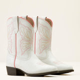 Ariat Girls Butterfly Distressed Ivory Boots