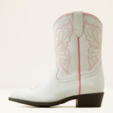 Ariat Girls Butterfly Distressed Ivory Boots