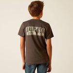Ariat Boys Rider Label Charcoal Heather T-Shirt
