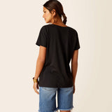 Ariat Women's Deco Skulls Black T-Shirt