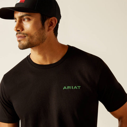 Ariat Men's Wooden Badges Black T-Shirt