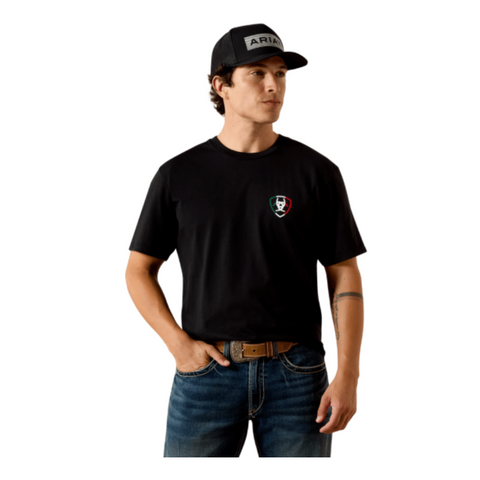 Ariat Men's Buckin Baqueno Black T-Shirt