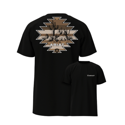 Ariat Men's Cactus Rider Black T-Shirt