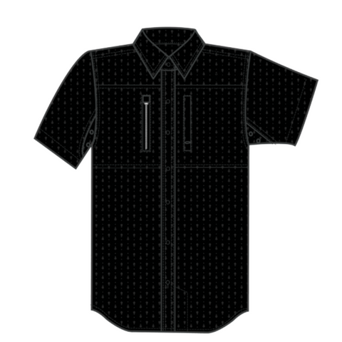 Ariat Men's VentTEK Classic Printed Black Shirt