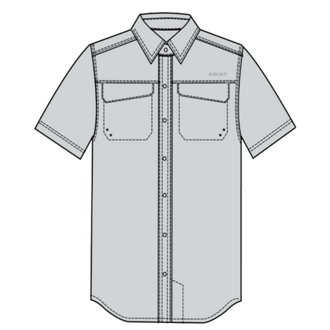 Ariat Men's VentTEK Classic Outbound Grey Shirt