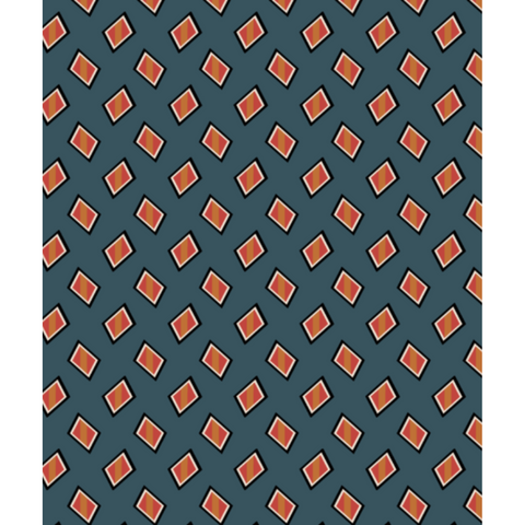 Ariat Men's Classic Nels Key Largo Blue Print Shirt