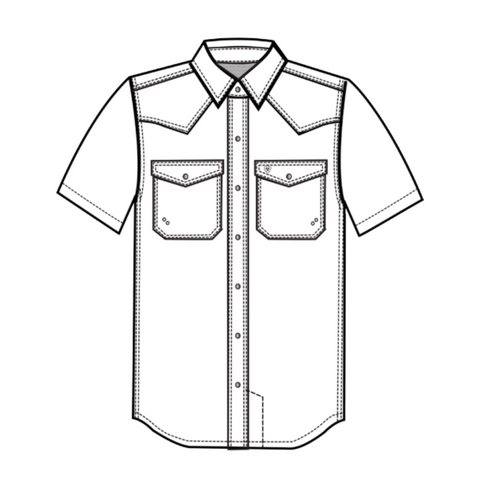 Ariat Men's VentTEK Fitted Western White Shirt