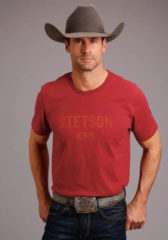 Stetson Unisex Red T-Shirt