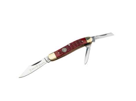 Boker Folding Hunter Jigged Red Bone