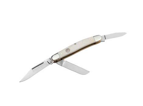 Boker Manufactory Treebrand Medium Stockman Smooth White