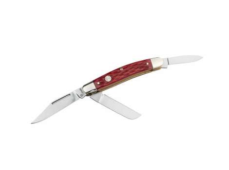 Boker Manufactory Treebrand Medium Stockman Jigged Red