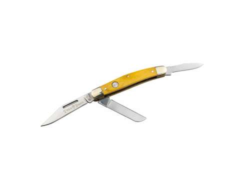 Boker Manufactory Treebrand Stockman Smooth Yellow