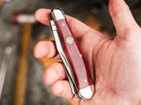 Boker Traditional Series 2.0 1095 Trapper Smooth Red Bone