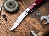 Boker Traditional Series 2.0 1095 Trapper Smooth Red Bone