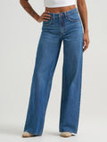 Wrangler Women's Retro Bailey High Rise Yvette Wide Leg Jean