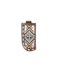 Nocona Cross Embroidered Inlay Knife Sheath