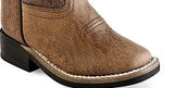 CLEARANCE Old West Boys Tan Leather Boot