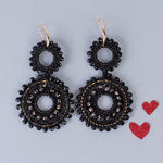 For you Jewelry Women's Black Earrings