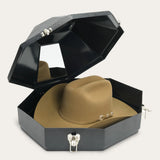 Stetson Men's El Presidente Gold Edition Black Felt Hat