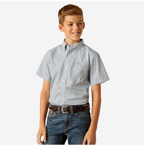 Ariat Boy's Edgar Blue Heaven Shirt