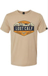 Lost Calf Men's Desert Tee Khaki T-Shirt