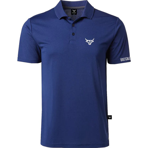 Lost Calf Men's Navy Polo